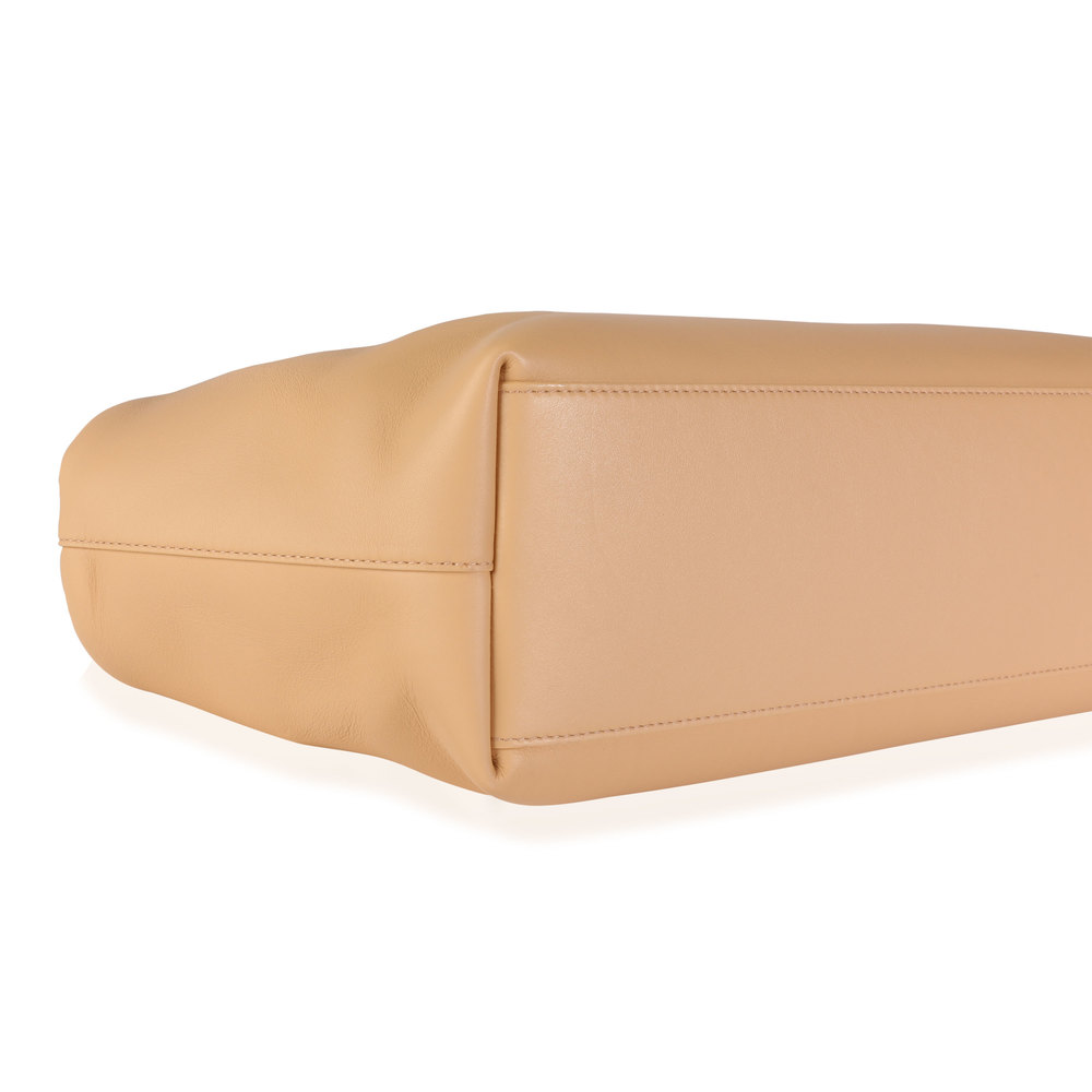 Bottega Veneta Almond Calfskin Leather Medium Point Bag - Picture 7 of 8